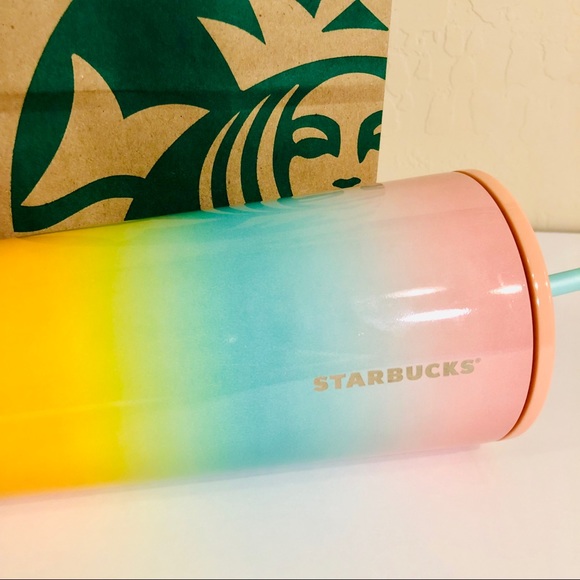 Starbucks 2019 rainbow Tumbler NWT - Picture 3 of 5